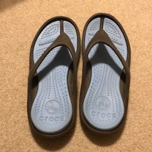 Crocs flip flops